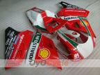 Einspritzverkleidungssatz für Ducati 996, 99-02 - Rot, Weiß - INFO STRADA #OYO87902221