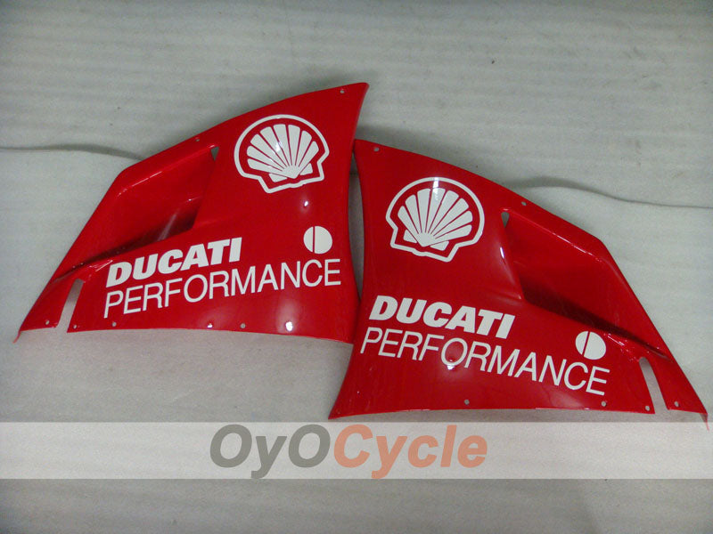 Einspritzverkleidungssatz für Ducati 996, Baujahre 99-02 - Rot, Weiß - Performance #OYO87902230
