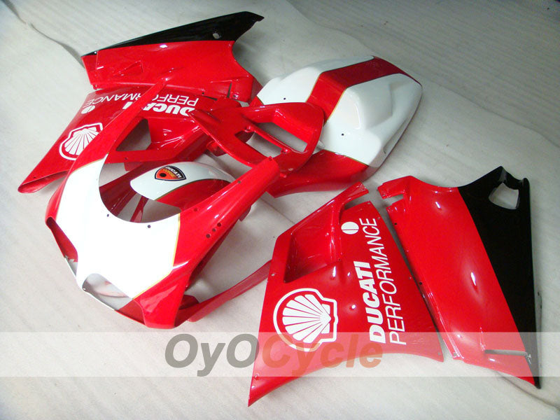 Einspritzverkleidungssatz für Ducati 996, Baujahre 99-02 - Rot, Weiß - Performance #OYO87902230 Hauptbild