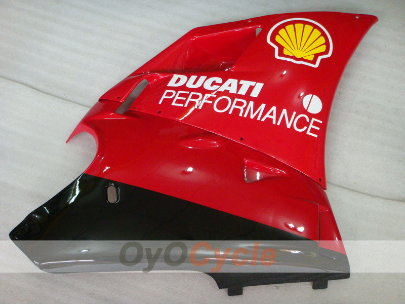 Einspritzverkleidungssatz für Ducati 996, Baujahre 99-02 - Rot, Weiß - Performance #OYO87902231