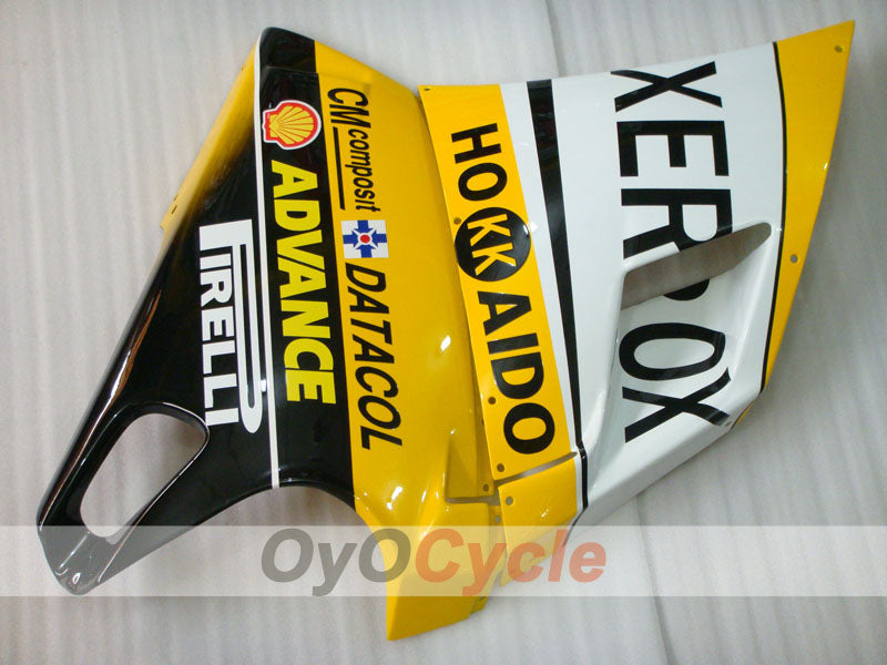 Einspritz-Verkleidungssatz für Ducati 996 von 99-02 - Gelb, Weiß - Xerox #OYO87902241