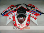 Verkleidungssatz für Einspritzermodelle für Ducati 1098, 07-09 - Rot, Weiß - Xerox #OYO87902252