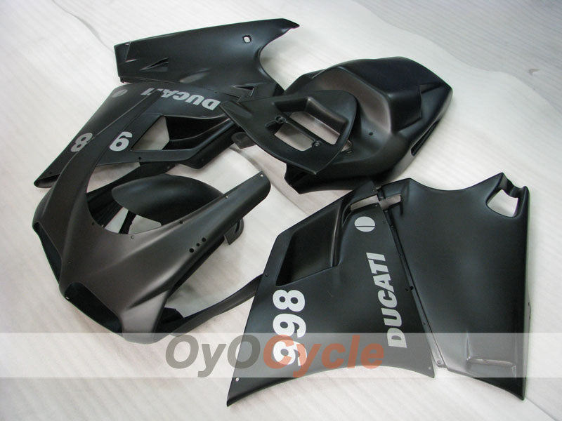 Einspritzverkleidungssatz für Ducati 998, Baujahr 02-04 - Schwarz, Matt - Werksdesign #OYO87902282 Hauptbild
