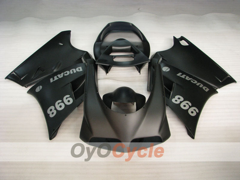 Einspritzverkleidungssatz für Ducati 998, Baujahr 02-04 - Schwarz, Matt - Werksdesign #OYO87902282 Zweitbild