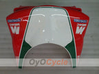 Einspritz-Verkleidungssatz für Ducati 998, Baujahr 02-04 - Rot, Weiß - INFO STRADA #OYO87902298
