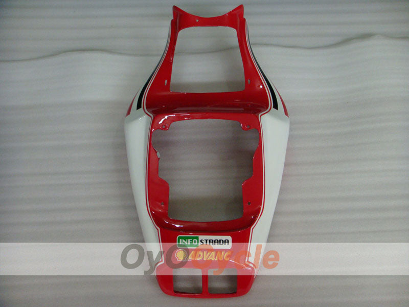 Verkleidungssatz für Einspritzermodelle der Ducati 998, 02-04 - Rot, Weiß - INFO STRADA #OYO87902300