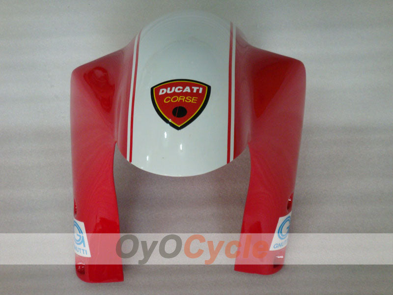 Verkleidungssatz für Einspritzermodelle der Ducati 998, 02-04 - Rot, Weiß - INFO STRADA #OYO87902300