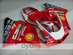 Verkleidungssatz für Einspritzermodelle der Ducati 998, 02-04 - Rot, Weiß - INFO STRADA #OYO87902300