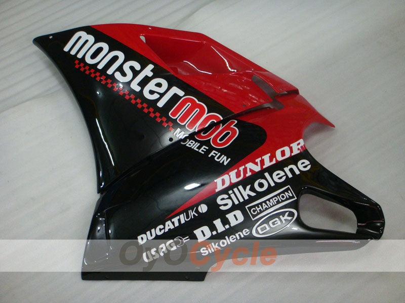 Verkleidungssatz für Einspritzermodelle der Ducati 998, 02-04 - Rot, Schwarz - Monstermob #OYO87902303