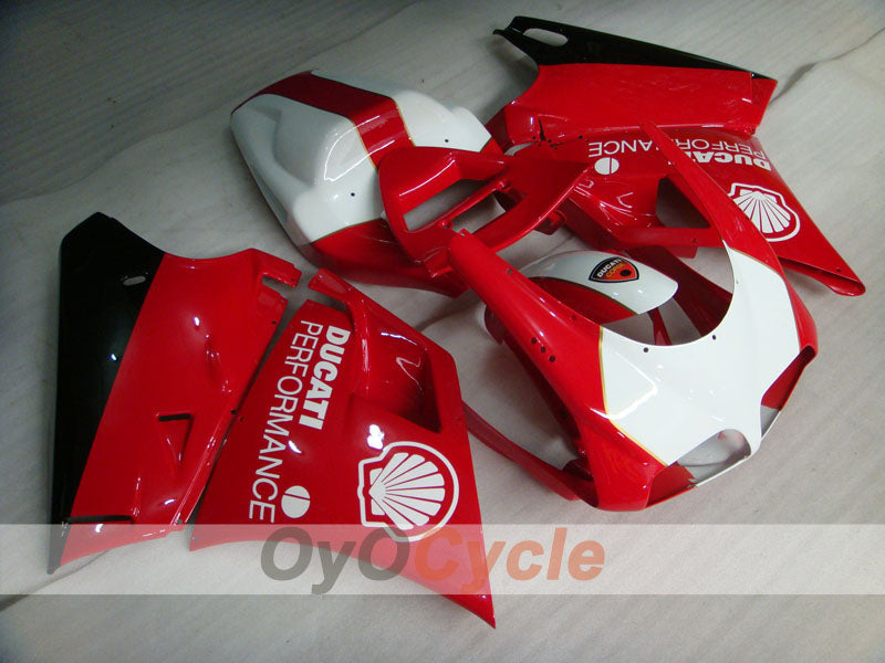 Verkleidungssatz für Einspritzermodelle der Ducati 998, 02-04 - Rot, Weiß - Performance #OYO87902304