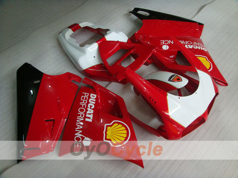 Verkleidungssatz für Einspritzermodelle der Ducati 998, 02-04 - Rot, Weiß - Performance #OYO87902306 Zweitbild