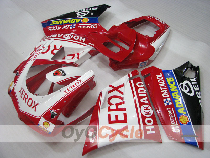 Einspritz-Verkleidungssatz für Ducati 998, Baujahr 02-04 - Rot, Weiß - Xerox #OYO87902318 Hauptbild