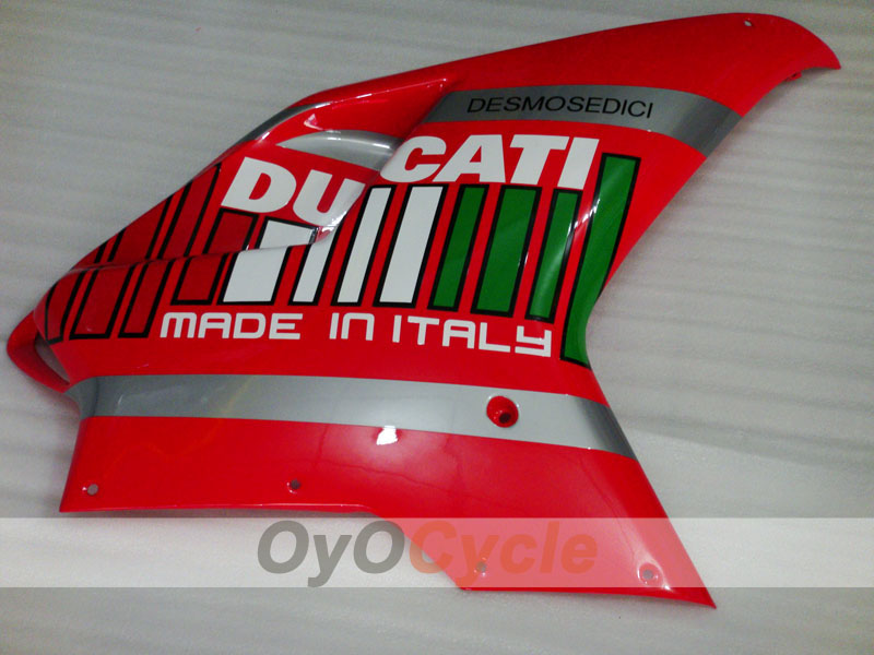 Einspritz-Verkleidungssatz für Ducati 1198, Baujahr 09-11 - Rot, Schwarz - Alice #OYO87902329
