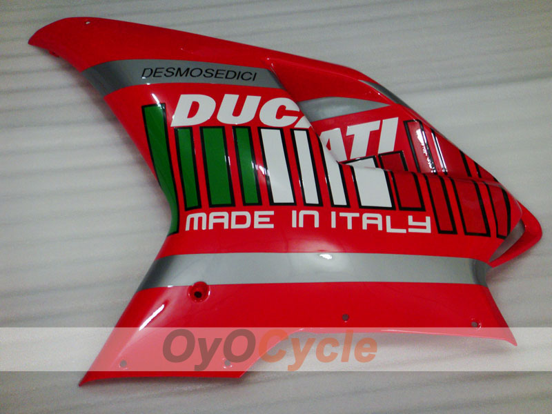 Einspritz-Verkleidungssatz für Ducati 1198, Baujahr 09-11 - Rot, Schwarz - Alice #OYO87902329
