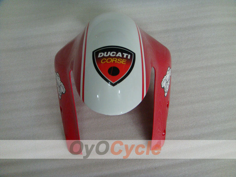 Verkleidungskit für Einspritzung für Ducati 1198 09-11 - Rot, Schwarz - INFO STRADA #OYO87902338