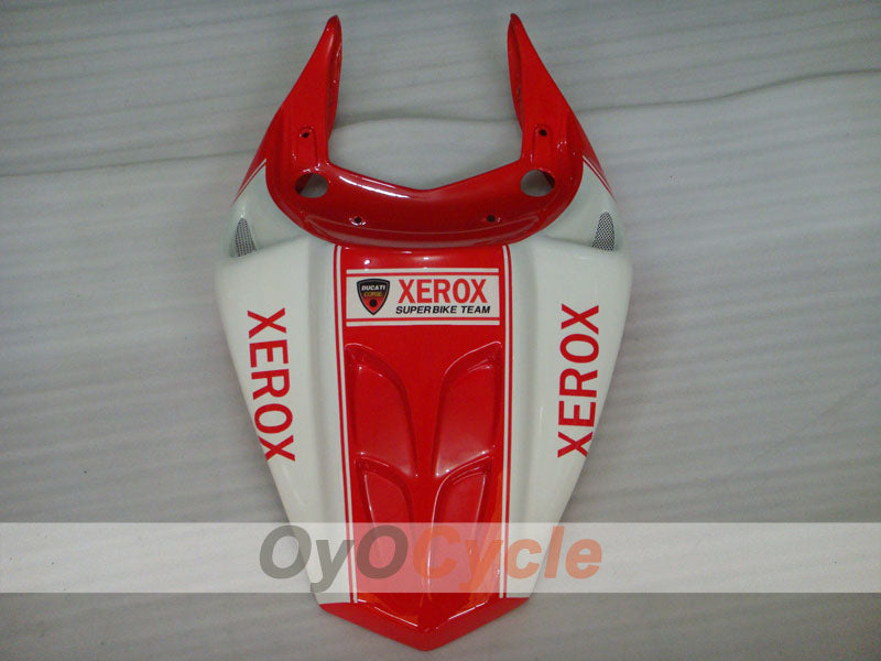 Spritzguss-Verkleidungssatz für Ducati 999 03-04 - Rot, Weiß - Xerox #OYO87902365