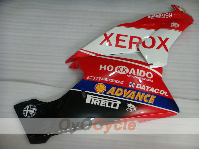 Spritzguss-Verkleidungssatz für Ducati 999 03-04 - Rot, Weiß - Xerox #OYO87902365