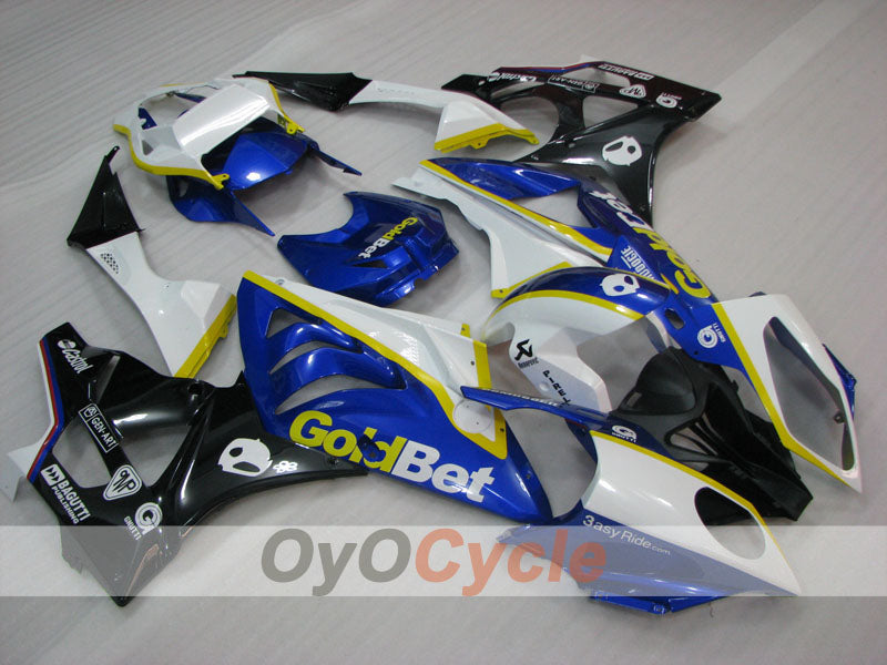 Spritzguss-Verkleidungssatz für BMW S1000RR, 09-14 - Blau, Schwarz - PIRELLI #OYO87902391