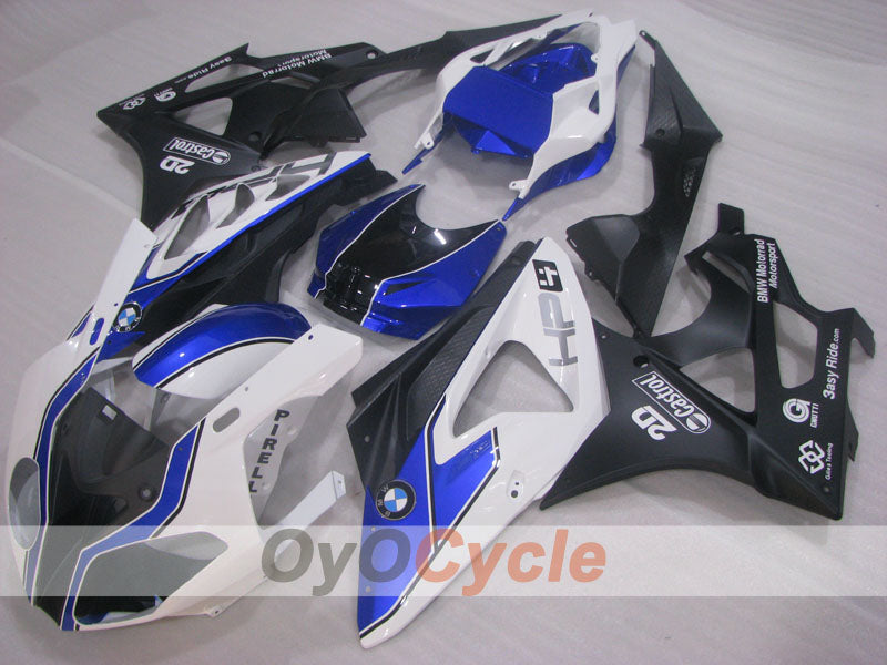 Einspritzverkleidungssatz für BMW S1000RR 09-14 - Weiß, Schwarz - PIRELLI #OYO87902403