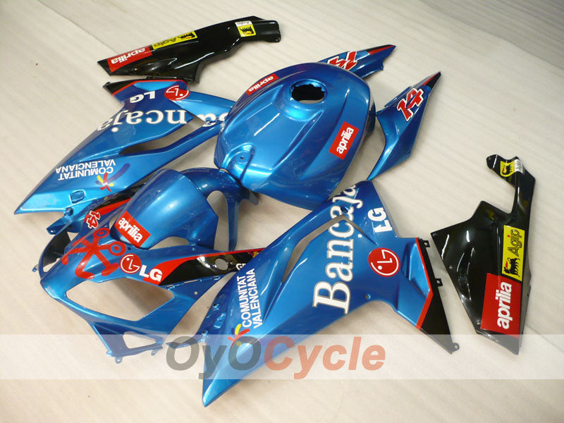Verkleidungssatz für Aprilia RS125 06-10 - Blau, Schwarz - Werksstil #OYO87902405 Zweitbild