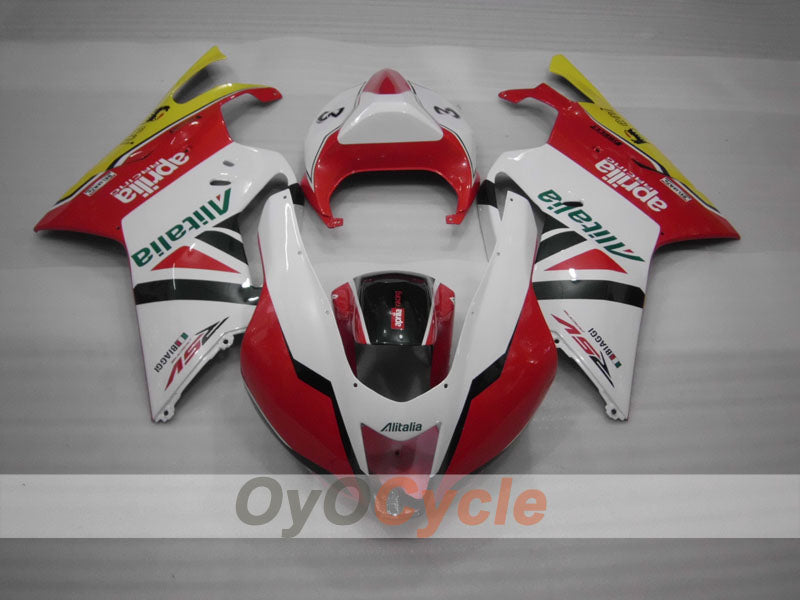 Verkleidungssatz für Aprilia RSV1000R 03-06 - Rot, Weiß - Werksdesign #OYO87902416 Zweitbild