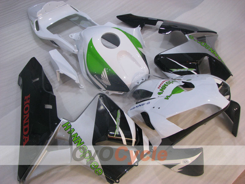Verkleidungssatz für Einspritzmodelle 03-04 CBR600RR - Weiß, Schwarz - HANN Spree #OYO87902522 Hauptbild