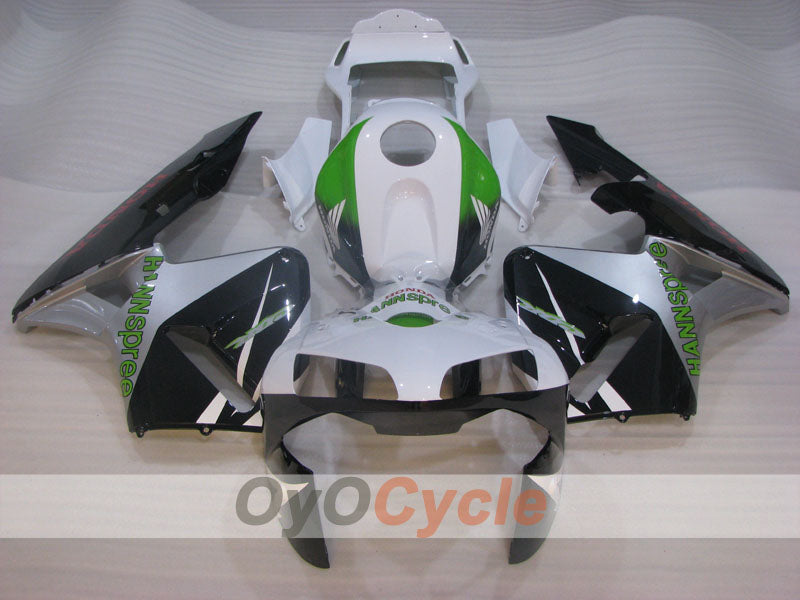 Verkleidungssatz für Einspritzmodelle 03-04 CBR600RR - Weiß, Schwarz - HANN Spree #OYO87902522 Zweitbild