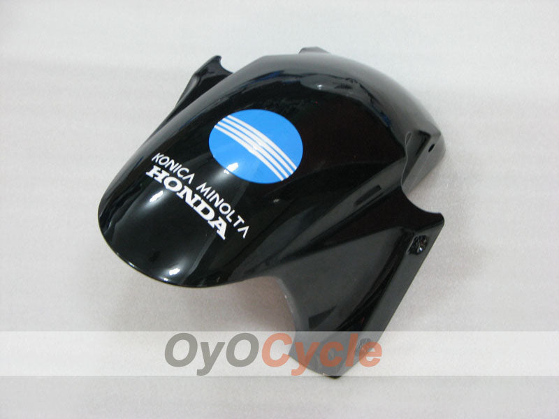 Einspritzverkleidungssatz für 03-04 CBR600RR - Weiß, Schwarz - Konica Minolta #OYO87902527