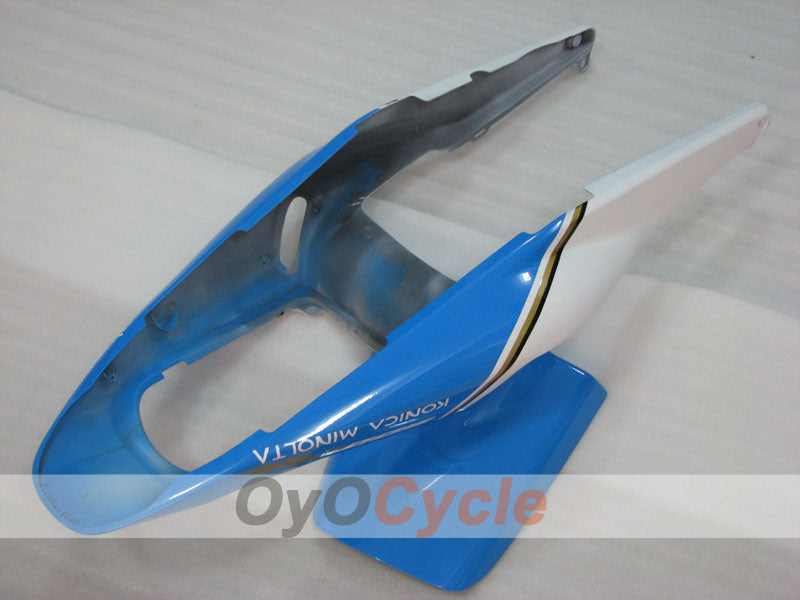 Einspritzverkleidungssatz für 03-04 CBR600RR - Weiß, Schwarz - Konica Minolta #OYO87902527