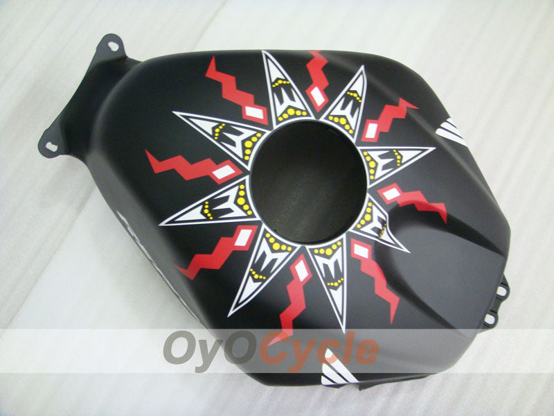 Verkleidungssatz für Einspritzermodelle der CBR600RR 03-04 - Schwarz, Matt - Rossi #OYO87902541