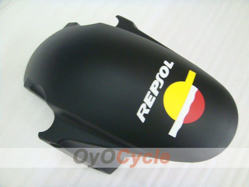 Verkleidungssatz für Einspritzermodelle der CBR600RR 03-04 - Schwarz, Matt - Rossi #OYO87902541