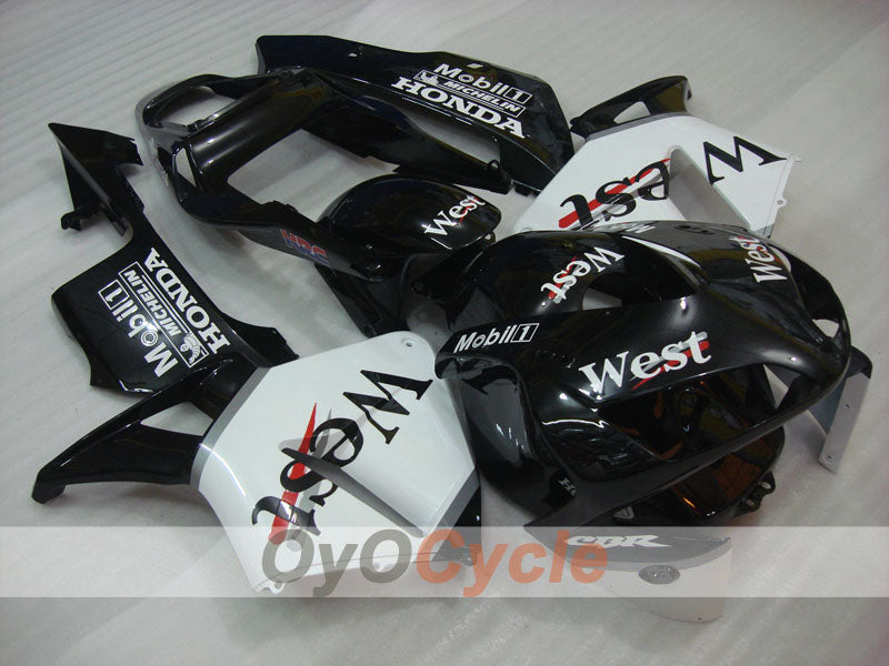 Einspritzverkleidungskit für CBR600RR 03-04 - Weiß, Schwarz - West #OYO87902559 Zweitbild