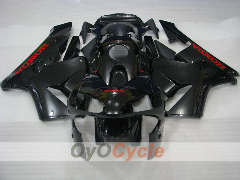 Einspritzverkleidungssatz für 03-04 CBR600RR - Schwarz - Werksstil #OYO87902610