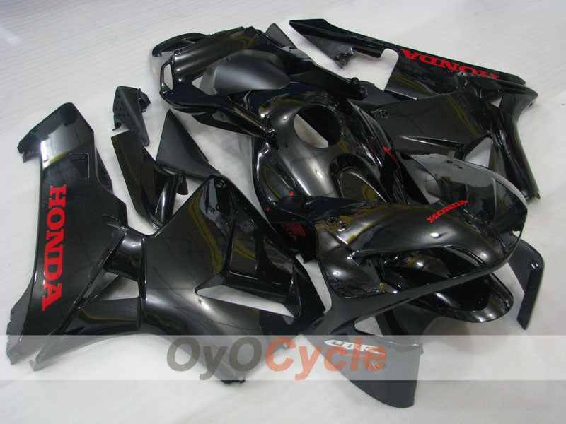 Einspritzverkleidungssatz für 03-04 CBR600RR - Schwarz - Werksstil #OYO87902610