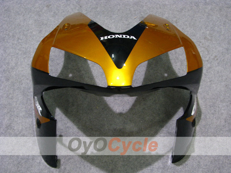 Einspritzverkleidungssatz für 03-04 CBR600RR - Schwarz, Gold - Werksstil #OYO87902611