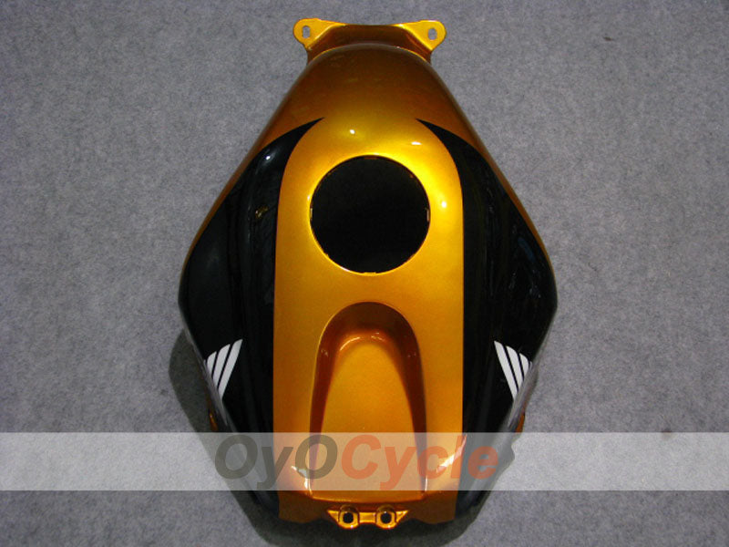 Einspritzverkleidungssatz für 03-04 CBR600RR - Schwarz, Gold - Werksstil #OYO87902611