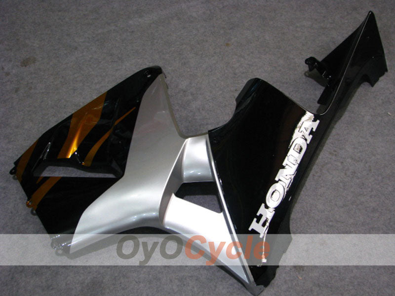Einspritzverkleidungssatz für 03-04 CBR600RR - Schwarz, Gold - Werksstil #OYO87902611