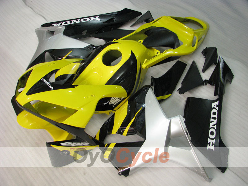 Einspritzverkleidungssatz für 03-04 CBR600RR - Gelb, Schwarz - Werksstil #OYO87902612 Zweitbild