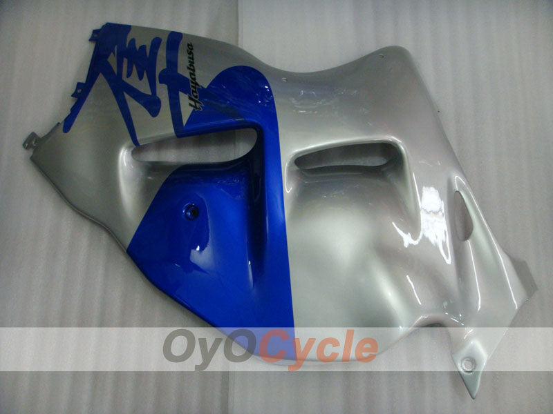 Einspritzverkleidungssatz für 99-07 GSXR1300 Hayabusa - Blau, Silber - Werksstil #OYO87902678
