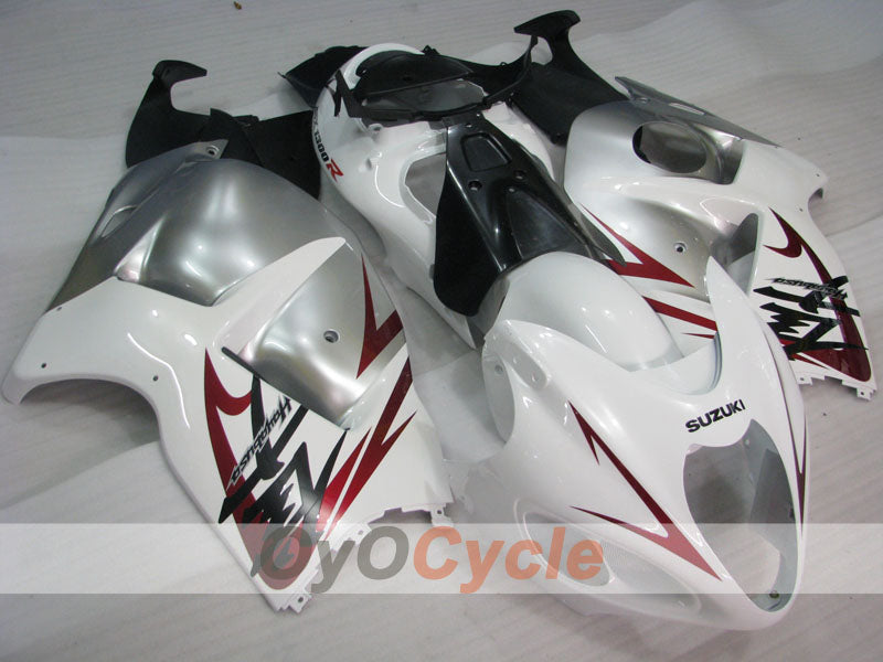 Verkleidungssatz für 99-07 GSXR1300 Hayabusa - Weiß, Silber - Werksstil #OYO87902682