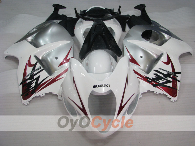 Verkleidungssatz für 99-07 GSXR1300 Hayabusa - Weiß, Silber - Werksstil #OYO87902682