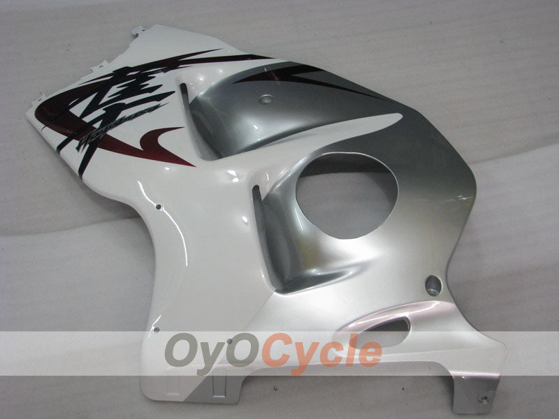 Verkleidungssatz für 99-07 GSXR1300 Hayabusa - Weiß, Silber - Werksstil #OYO87902682