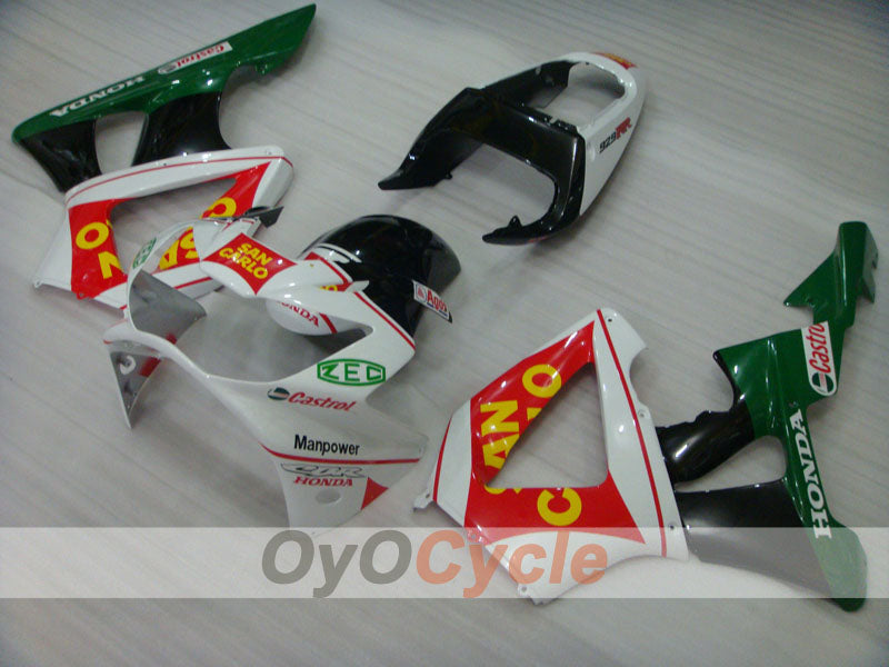Einspritzverkleidungssatz für 00-01 CBR900RR 929 - Rot, Weiß - San Carlo #OYO87902739 Zweitbild