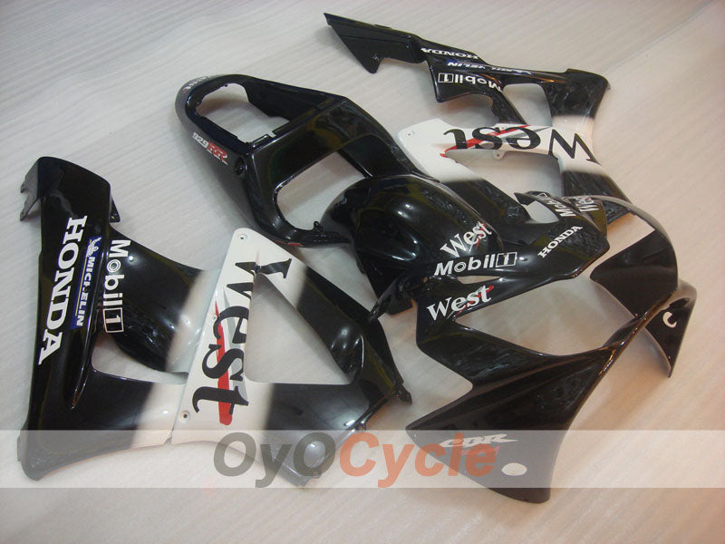 Einspritzverkleidungssatz für 00-01 CBR900RR 929 - Weiß, Schwarz - West #OYO87902740 Hauptbild
