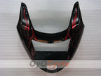 Einspritzverkleidungssatz für 96-07 CBR1100XX - Rot, Schwarz - Flamme #OYO87902800