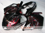 Einspritzverkleidungssatz für 96-07 CBR1100XX - Rot, Schwarz - Flamme #OYO87902800