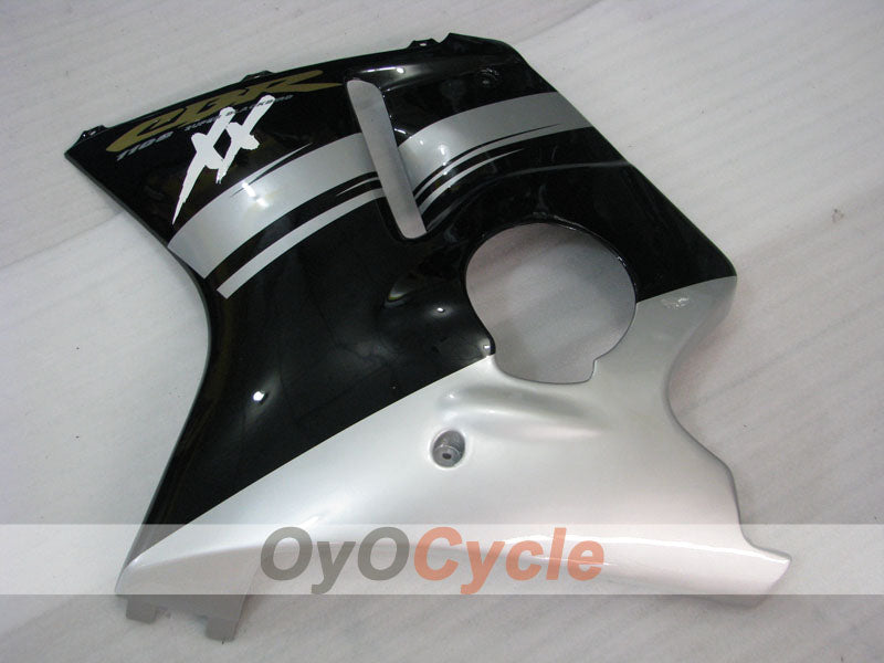 Einspritz-Verkleidungssatz für CBR1100XX 96-07 - Schwarz, Silber - Werksstil #OYO87902813