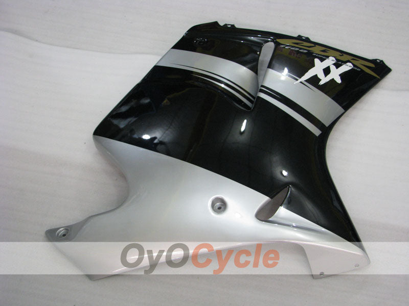 Einspritz-Verkleidungssatz für CBR1100XX 96-07 - Schwarz, Silber - Werksstil #OYO87902813