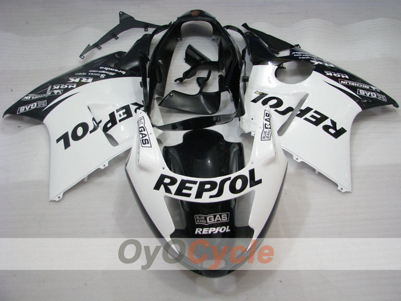 Einspritz-Verkleidungssatz für CBR1100XX 96-07 - Weiß, Schwarz - Repsol #OYO87902817 Zweitbild