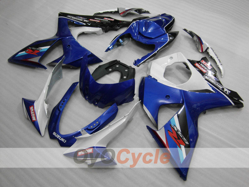 Verkleidungssatz für Einspritzung für 09-16 GSX R1000 - Blau, Weiß - Werksstil #OYO87902875 Zweitbild